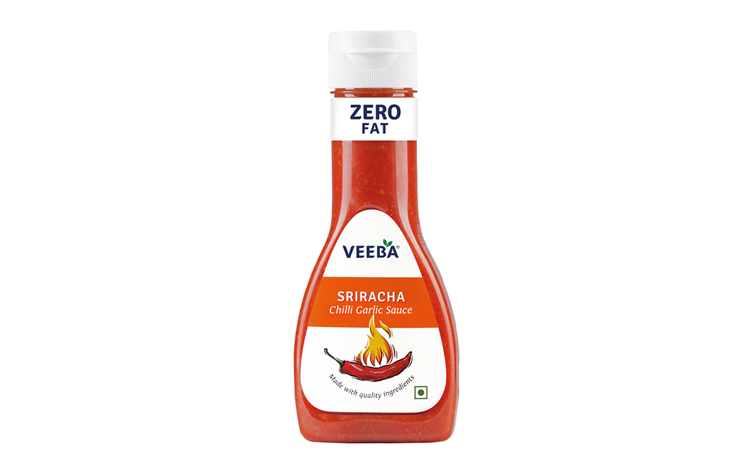 Veeba Sriracha Chilli Garlic Sauce   Plastic Bottle  320 grams